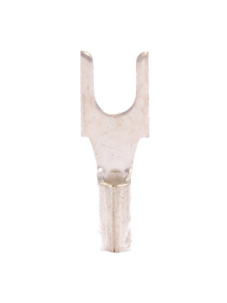 Non-Insulated #8 Stud Spade Terminal, 22-18 AWG Snap Connector - Image 1