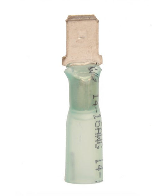 16-14 AWG Male Quick Disconnect Heat Shrink Tab (.187 x .020) - Pack of 100 - Image 1