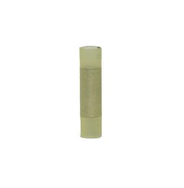 Yellow Nylon Seamless Butt Splice Connector, 26-24 AWG - Image 1