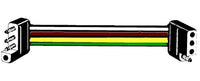 4 Way Electrical Connector Set - Color Coded 18 Ga. Wire Loop