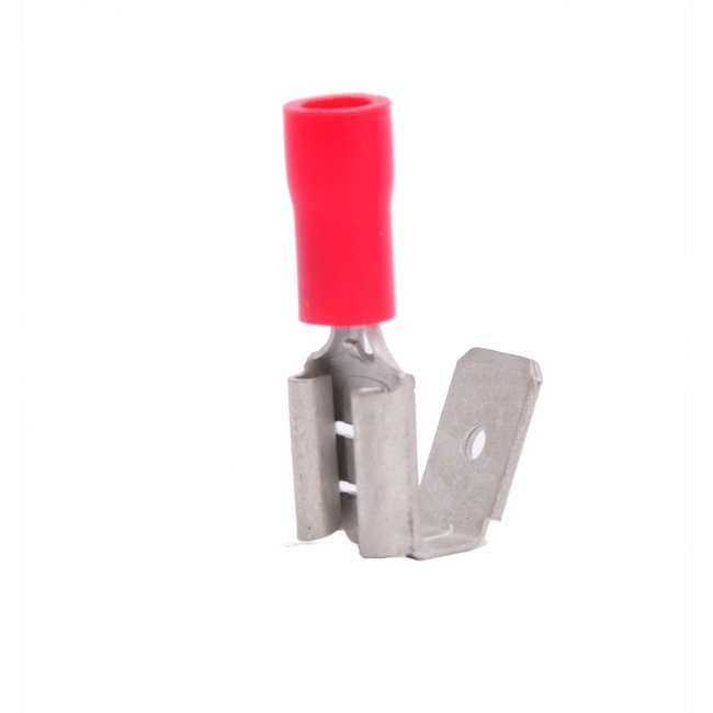 22-18 AWG Piggyback Connector with Nylon Butted Seam, Red, Pack of 100 - Image 1
