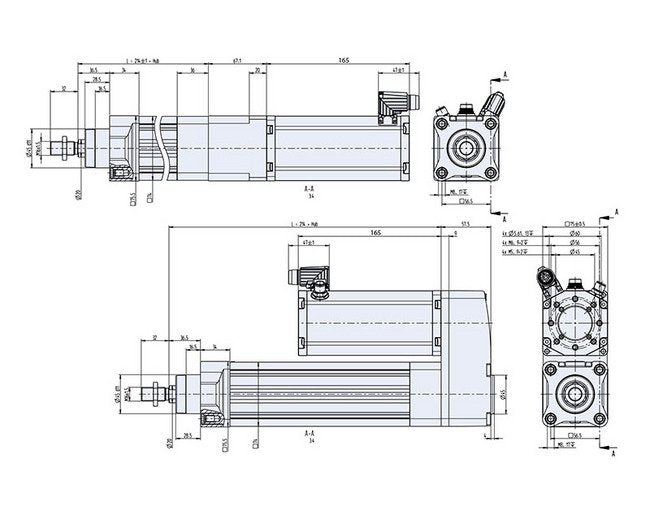 692N Constant Force Electric Cylinder by Dunkermotoren - Image 2