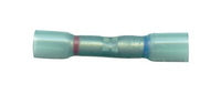 Polyolefin Heat Shrink Butt Connector, 16-14 AWG, Blue (Pack of 100)