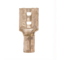 High Temperature Steel Female Quick Disconnect, 12-10 AWG, Non-Insulated (.250 x .032 Tab)