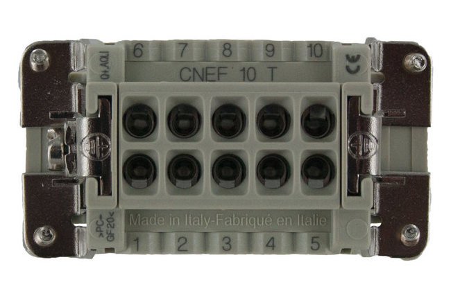 Ilme E Series 20-12 American Wire Gauge (AWG) 10 Pole Female Insert - Image 3