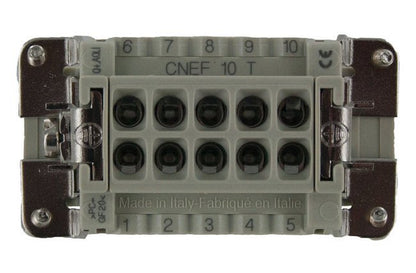 Ilme E Series 20-12 American Wire Gauge (AWG) 10 Pole Female Insert - Image 3