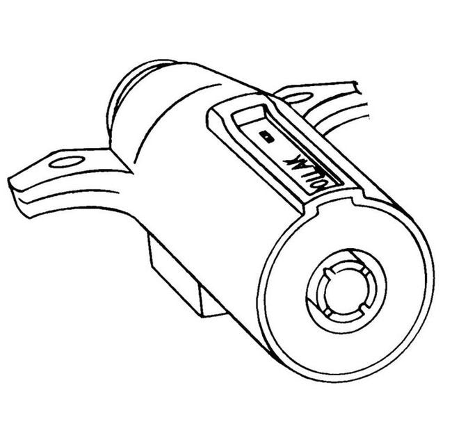 Heavy-Duty Female Trailer End Plug - Single Pole Connector - Image 2