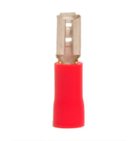 Female Vinyl Insulated Quick Disconnect, 22-18 AWG (.187 x .020 Tab), Red