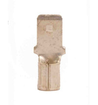 High Temperature Non-Insulated Steel Male Quick Disconnect Tab - 12-10 AWG