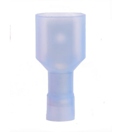 Nylon Fully Insulated Male Quick Disconnect, 16-14 AWG, .250 x .032 Tab, 3-pc - Image 1