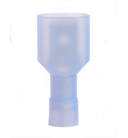 Nylon Fully Insulated Male Quick Disconnect, 16-14 AWG, .250 x .032 Tab, 3-pc - Image 1