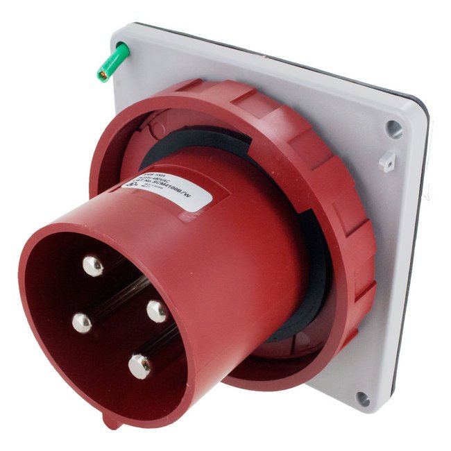 Eureka-HD Series 480 Volt (V) Alternating Current (AC) Voltage Inlet Connector - Image 1