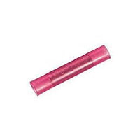 8 AWG Nylon Straight Butt Connector - Pack of 100, Red