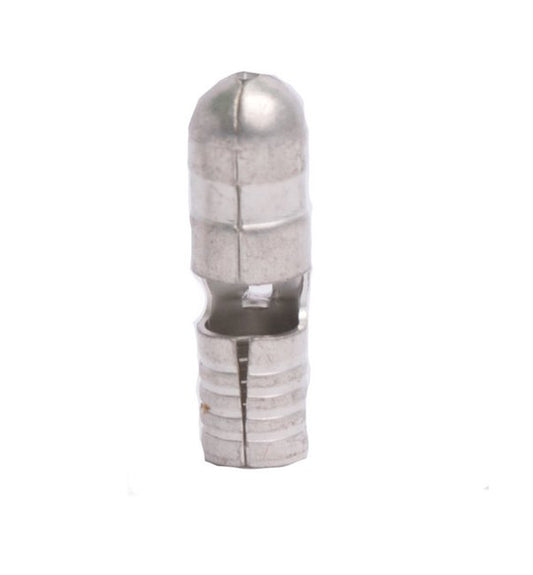 Yellow Male Bullet Connector 12-10 AWG (.195 Tab) Non-Insulated Butted Seam - Image 1