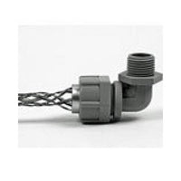 Tuff-Seal™ RSP Series 1/2 Inch (in) Conduit Size and 0.312 to 0.375 Inch (in) Cable Range 90 Degree Non-Metallic Elbow with Mesh
