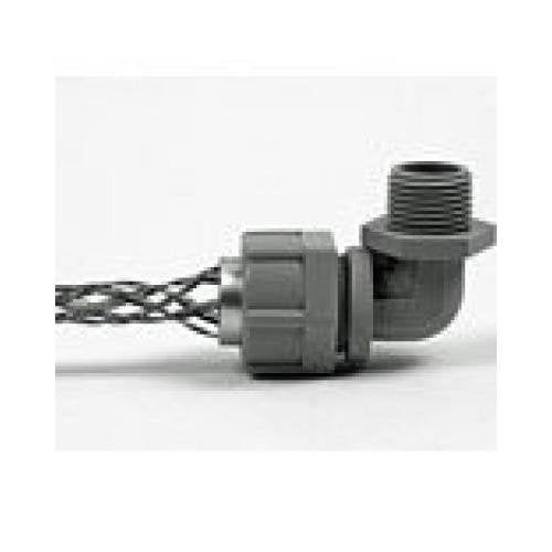 Tuff-Seal™ RSP Series 1/2 Inch (in) Conduit Size and 0.312 to 0.375 Inch (in) Cable Range 90 Degree Non-Metallic Elbow with Mesh - Image 1