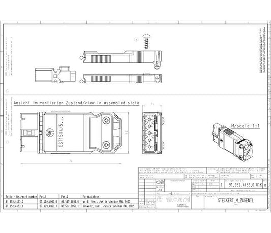 Wieland GST15I5S S1 ZR1 W PB01 Indoor Electrical Connector - Image 2