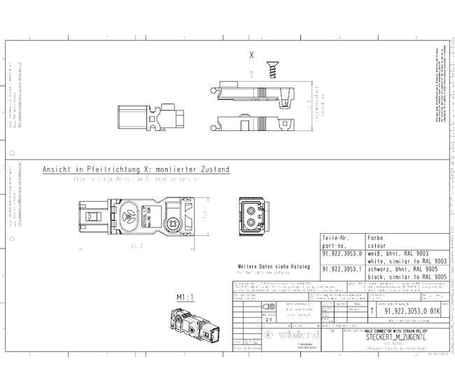 Wieland GST15I2S S1 ZR1 WS 2-Pole Male Connector - Image 2