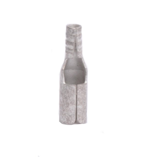 22-18 AWG Female Bullet Connector, Non-Insulated Butted Seam (.157 Tab) - Image 1