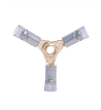 Blue Nylon 3-Way Connector Kit for 16-14 AWG Wires, Pack of 100