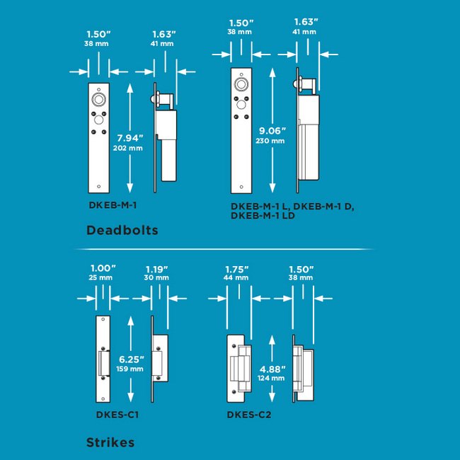 DoorKing Electric Deadbolt Lock Strike - Image 2