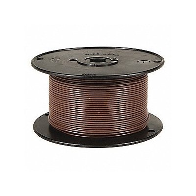 14 AWG Brown Primary Wire Roll - 100 ft. - Electrical Wire & Cable - Image 1