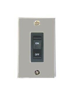12V Rocker Switch with Chrome Plate - Image 1