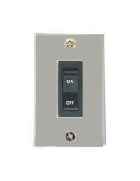 12V Rocker Switch with Chrome Plate