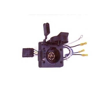 4-Wire Flat to 4-Wire Flat and 7 RV Round Electrical Adapter - Image 1