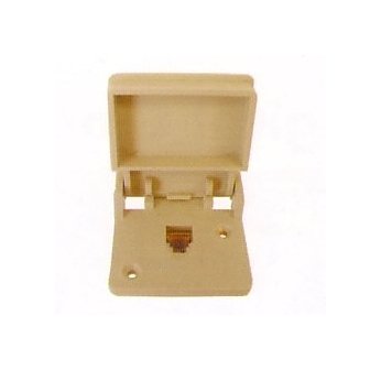 Weatherproof Telephone Jack Outlet - White - Image 1
