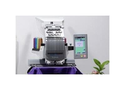 Juki QVP Tajima SAI 8 Needle 8x12 Hoop Commercial Quality Compact Embroidery Machine - Image 12