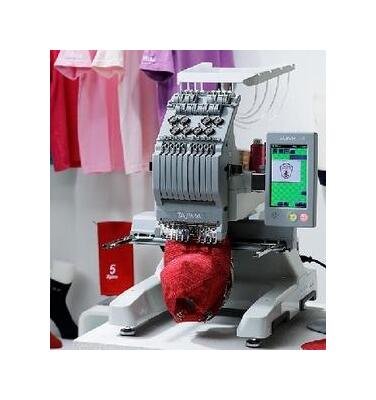 Juki QVP Tajima SAI 8 Needle 8x12 Hoop Commercial Quality Compact Embroidery Machine - Image 9