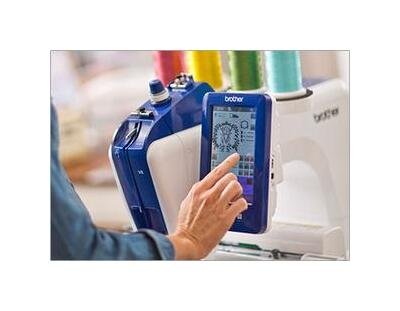 Brother PRS100 Persona 8x8 with 6 Flat & Freearm Tubular Hoops Embroidery Machine - Image 5