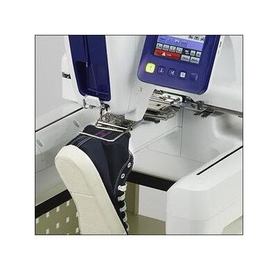 Brother PRS100 Persona 8x8 with 6 Flat & Freearm Tubular Hoops Embroidery Machine - Image 9