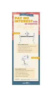 Juki Miyabi J-350QVP-S Sit Down 18x10 Longarm Free Motion Quilting Machine - Image 19