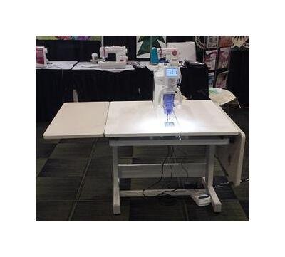 Juki Miyabi J-350QVP-S Sit Down 18x10 Longarm Free Motion Quilting Machine - Image 9