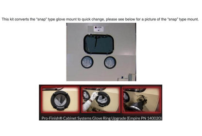 Ergonomic Quick Change Glove Mount Kit with Gloves - Image 2