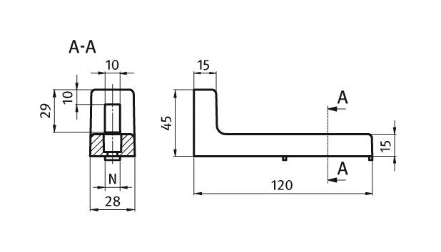 Heavy-Duty Floor Bracket Assembly Set - Image 2