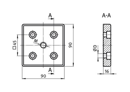 Heavy-Duty Transport and M12 Base Plate - Style 2 - Image 2
