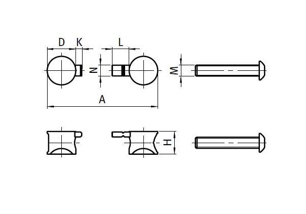 Universal Butt Fastening Connector - Enclosure Hardware & Components - Image 2