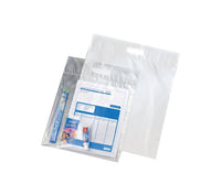 Clear Eco-Friendly 9-Inch 2 Mil Tote Bag with Die-Cut Handle