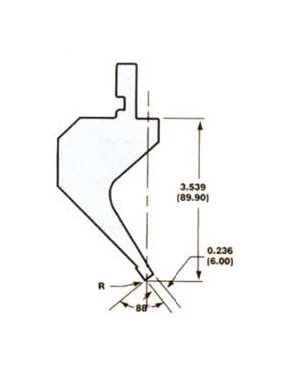 European Style Press Brake Gooseneck Tooling Punch - Image 1
