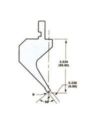 European Style Press Brake Gooseneck Tooling Punch