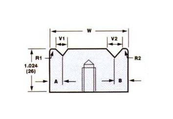 European Style Press Brake 2-V Die Set Model 7434 - Image 2