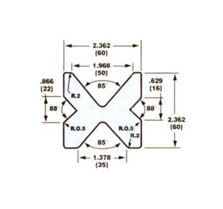 European Style Press Brake Four-Way Die - Precision Tool for Metal Fabrication - Image 1