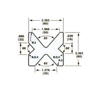 European Style Press Brake Four-Way Die - Precision Tool for Metal Fabrication