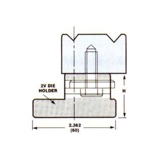 European Style Press Brake 2-V Die Set - Image 1