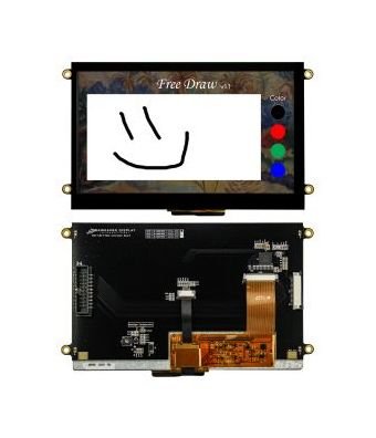 7 Inch Premium MVA Capacitive Graphic LCD Display Module - Image 1