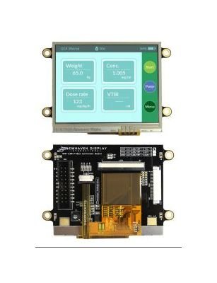 3.5 Inch Sunlight Readable Capacitive Graphic LCD Display Module - Image 1