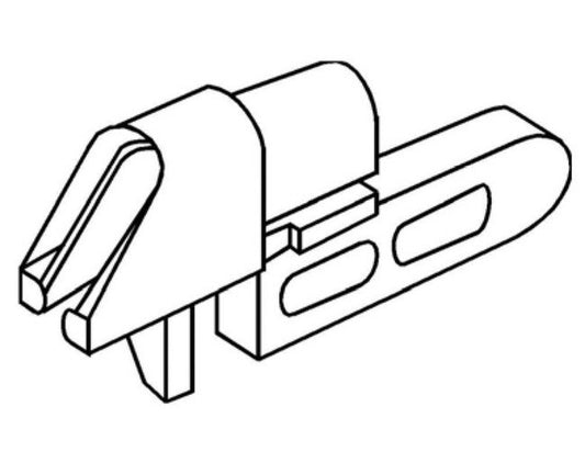 E-W Spuhl Style Binder Head - 1 Inch Tape Size - Image 1